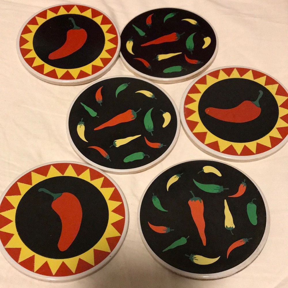 Chili Chili drink Coasters (6)